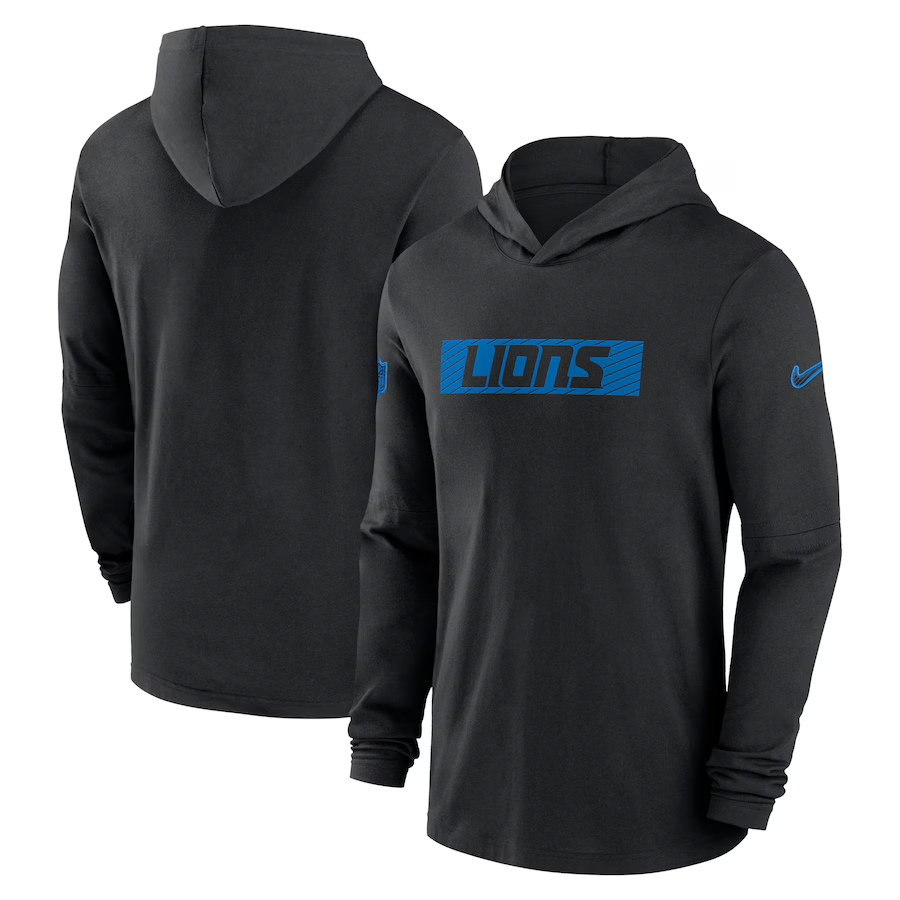 Men Detroit Lions black 2024 Nike NFL Hoodie